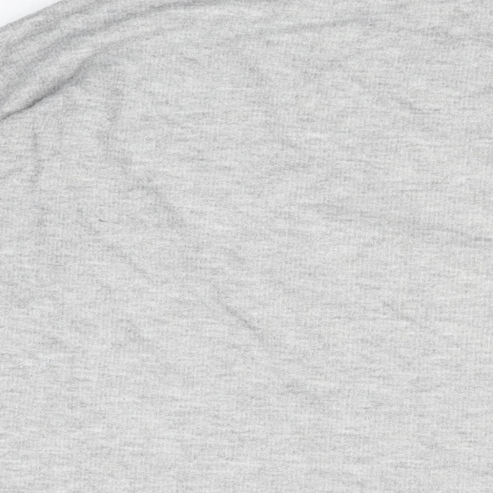Zara Gray Top with Gold Trim Size Medium - Picture 4 of 7